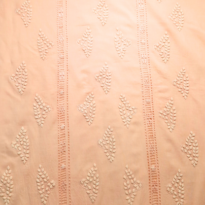 albaas | Tarkashi Applique on Lawn Shirt's Front and Sleeves Unstitched 1PC   | ALTAS-36560-PEACH