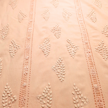 albaas | Tarkashi Applique on Lawn Shirt's Front and Sleeves Unstitched 1PC   | ALTAS-36560-PEACH