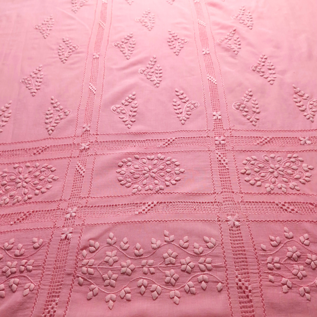 albaas | Tarkashi Applique on Lawn Shirt's Front and Sleeves Unstitched 1PC   | ALTAS-36560-SOFT PINK