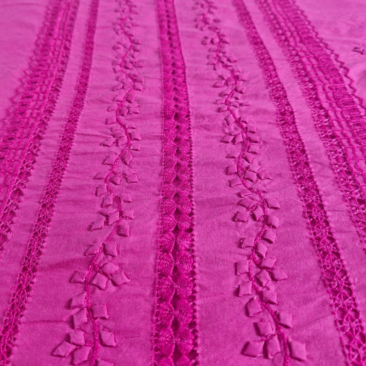 albaas | Tarkashi  Applique on Cotton Lawn Shirt's Front and Sleeves with Matching Plain Trousers - Unstitched 2PC Suit   | ALTAST-36531-PURPLE HEART