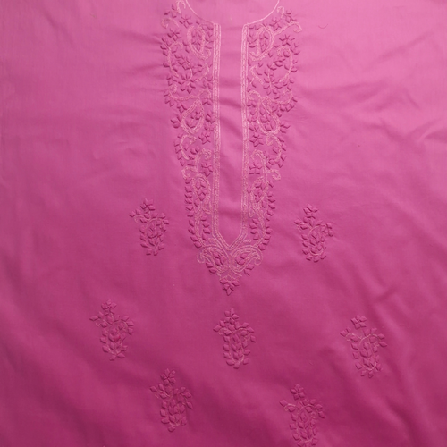 albaas | Tarkashi  Applique on Cotton Lawn Shirt's Front and Sleeves with Matching Plain Trousers - Unstitched 2PC Suit   | ALTAST-36532-BUBBLEGUM