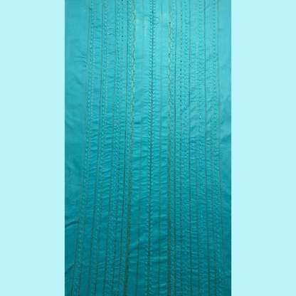 albaas | Tarkashi  Applique on Cotton Lawn Shirt's Front and Sleeves - Unstitched   | ALTAS-36534-TEAL