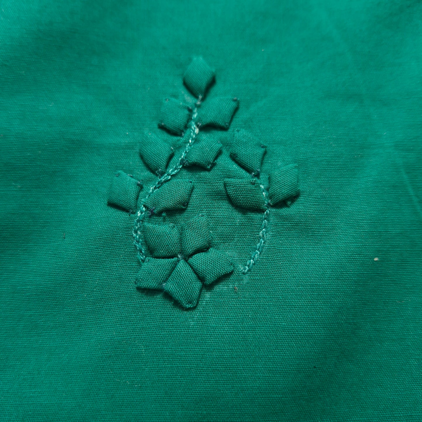 albaas | Tarkashi  Applique on Cotton Lawn Shirt's Front and Sleeves with Matching Plain Trousers - Unstitched 2PC Suit   | ALTAST-36535-GREENISH TEAL