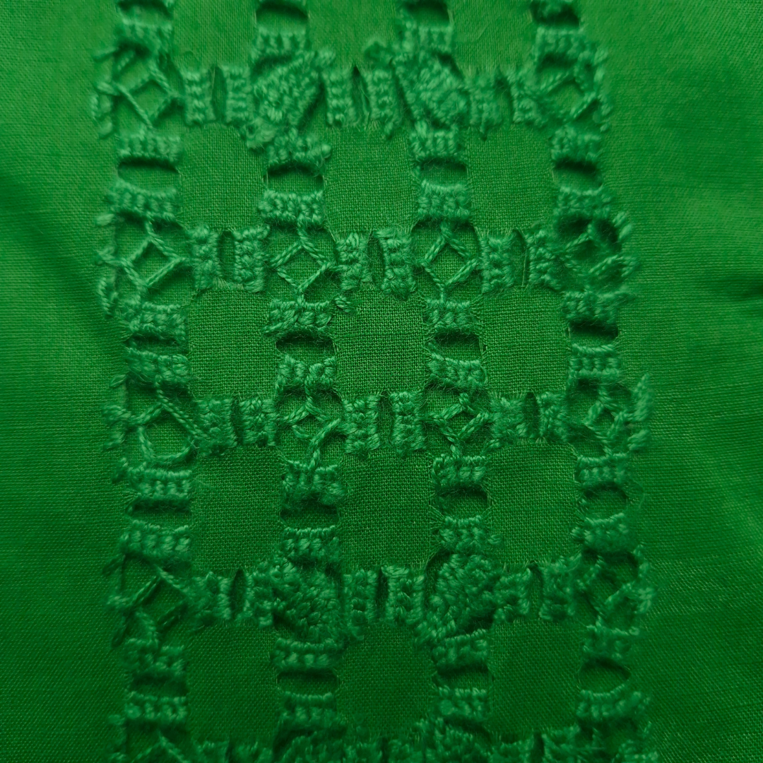 albaas | Tarkashi  Applique on Cotton Lawn Shirt's Front and Sleeves with Matching Plain Trousers - Unstitched 2PC Suit   | ALTAST-36535-PARROT GREEN