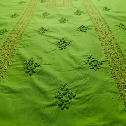 albaas | Tarkashi  Applique on Cotton Lawn Shirt's Front and Sleeves - Unstitched 1 PC | ALTAS-36535-SLIME GREEN