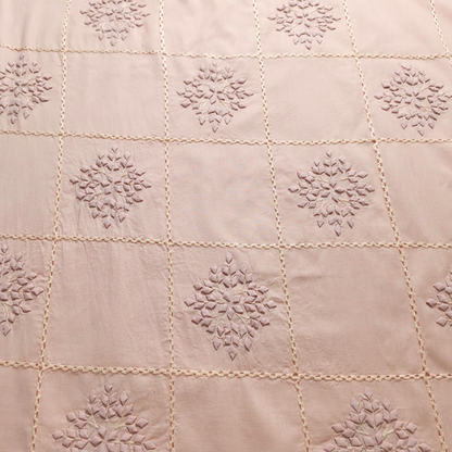 albaas | Tarkashi  Applique on Cotton Lawn Shirt's Front and Sleeves - Unstitched  | ALTAS-36538-APRICOT