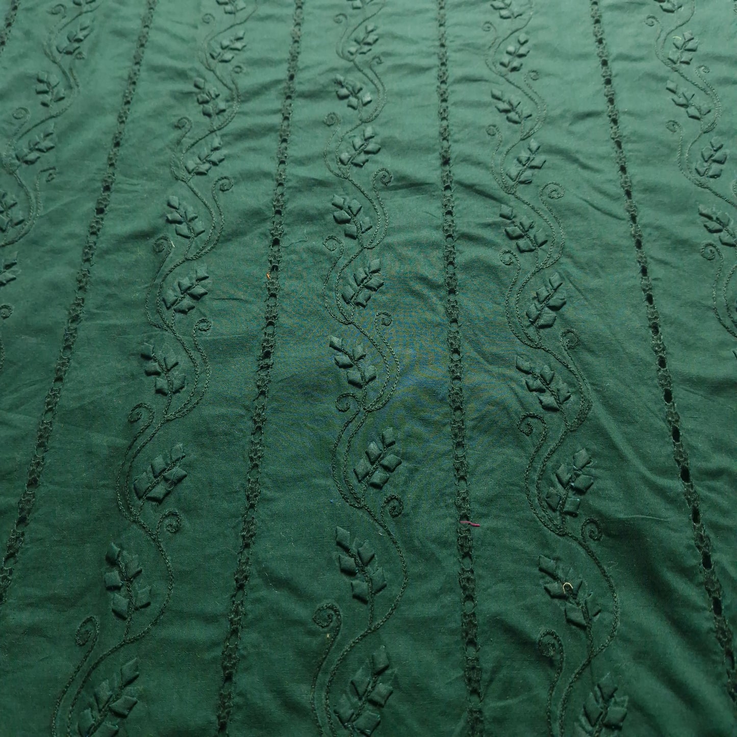 albaas | Tarkashi  Applique on Cotton Lawn Shirt's Front and Sleeves - Unstitched  | ALTAS-36552-PALM GREEN