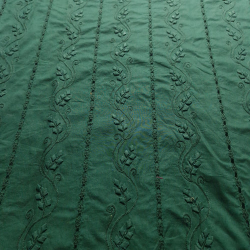 albaas | Tarkashi  Applique on Cotton Lawn Shirt's Front and Sleeves - Unstitched  | ALTAS-36552-PALM GREEN