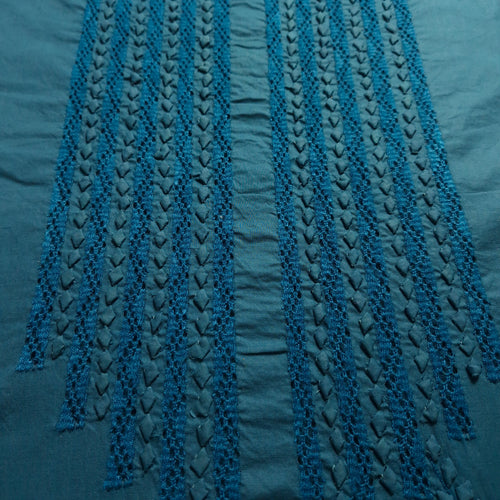 albaas | Tarkashi  Applique on Cotton Lawn Shirt's Front and Sleeves with Matching Plain Trousers - Unstitched 2PC Suit   | ALTAST-36553-MOONSTONE