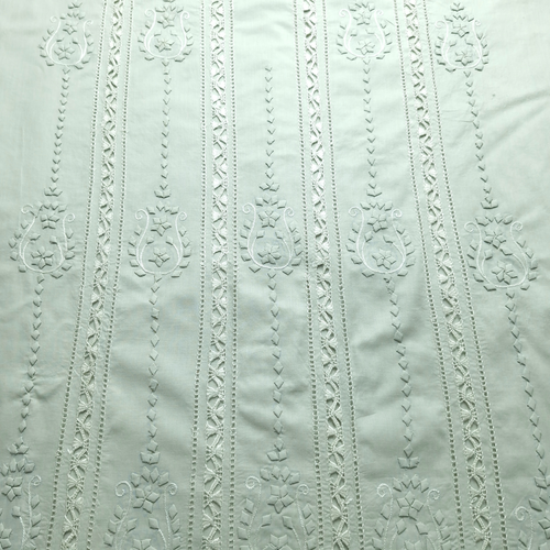 albaas | Tarkashi  Applique on Cotton Lawn Shirt's Front and Sleeves with Matching Plain Trousers - Unstitched 2PC Suit   | ALTAST-36555-GREEN TOUCH