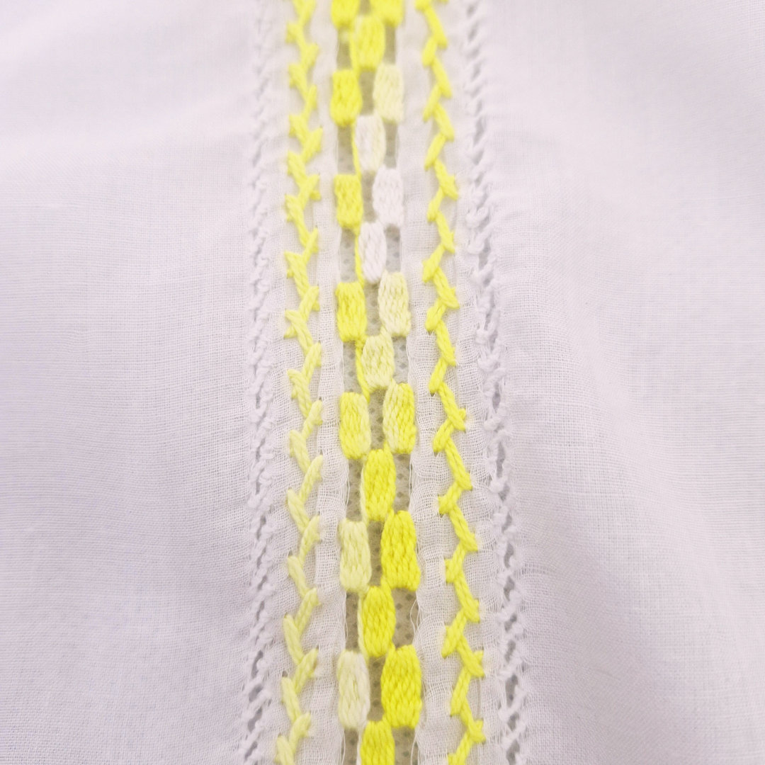 albaas | Tarkashi / Filling Stitch on Lawn Shirt's Front and Sleeves Unstitched | ALTFSS-S5-WHITE