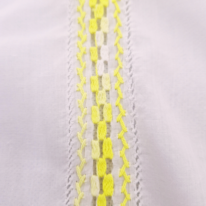 albaas | Tarkashi / Filling Stitch on Lawn Shirt's Front and Sleeves Unstitched | ALTFSS-S5-WHITE