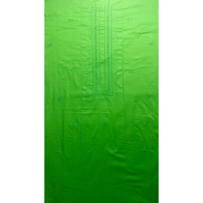 albaas | Minimal Tarkashi on Lawn Shirt's Front and Sleeves Unstitched 1PC   | ALTRSS-N3-PARROT GREEN