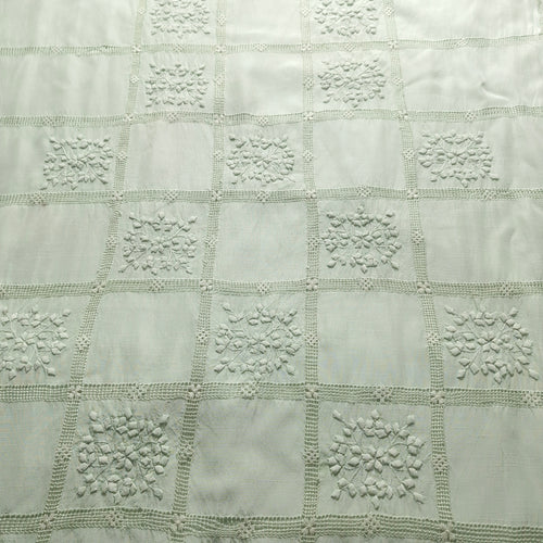 albaas | Tarkashi   Applique on Raw Silk Shirt's Front and Sleeves with Matching Plain Trousers - Unstitched 2PC Suit   | ARSTAST-36538-TEA GREEN