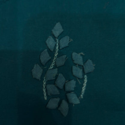 albaas | Tarkashi Applique on Cotton Lawn Shirt's Front and Sleeves with Matching Plain Trousers - Unstitched 2PC Suit   | ATACLST-36535-TEAL