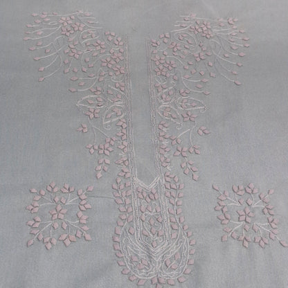 albaas | Tarkashi Applique on Lawn Karandi Shirt's Front and Sleeves Unstitched 1PC   | ATALKS-36548-SKY BLUE