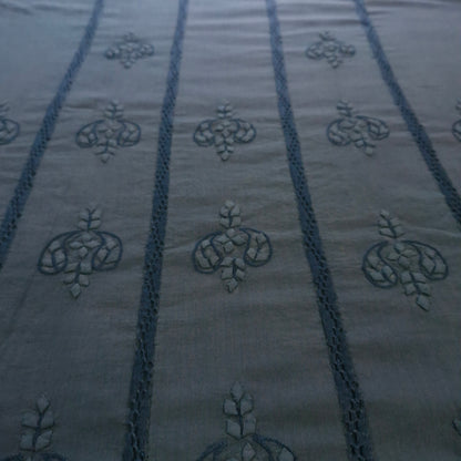 albaas | Tarkashi Applique on Lawn Shirt's Front and Sleeves Unstitched 1PC   | ATALS-36541-STEEL TEAL