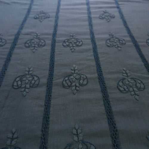 albaas | Tarkashi Applique on Lawn Shirt's Front and Sleeves Unstitched 1PC   | ATALS-36541-STEEL TEAL