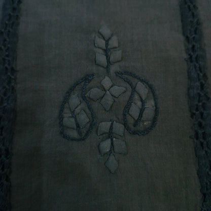 albaas | Tarkashi Applique on Lawn Shirt's Front and Sleeves Unstitched 1PC   | ATALS-36541-STEEL TEAL