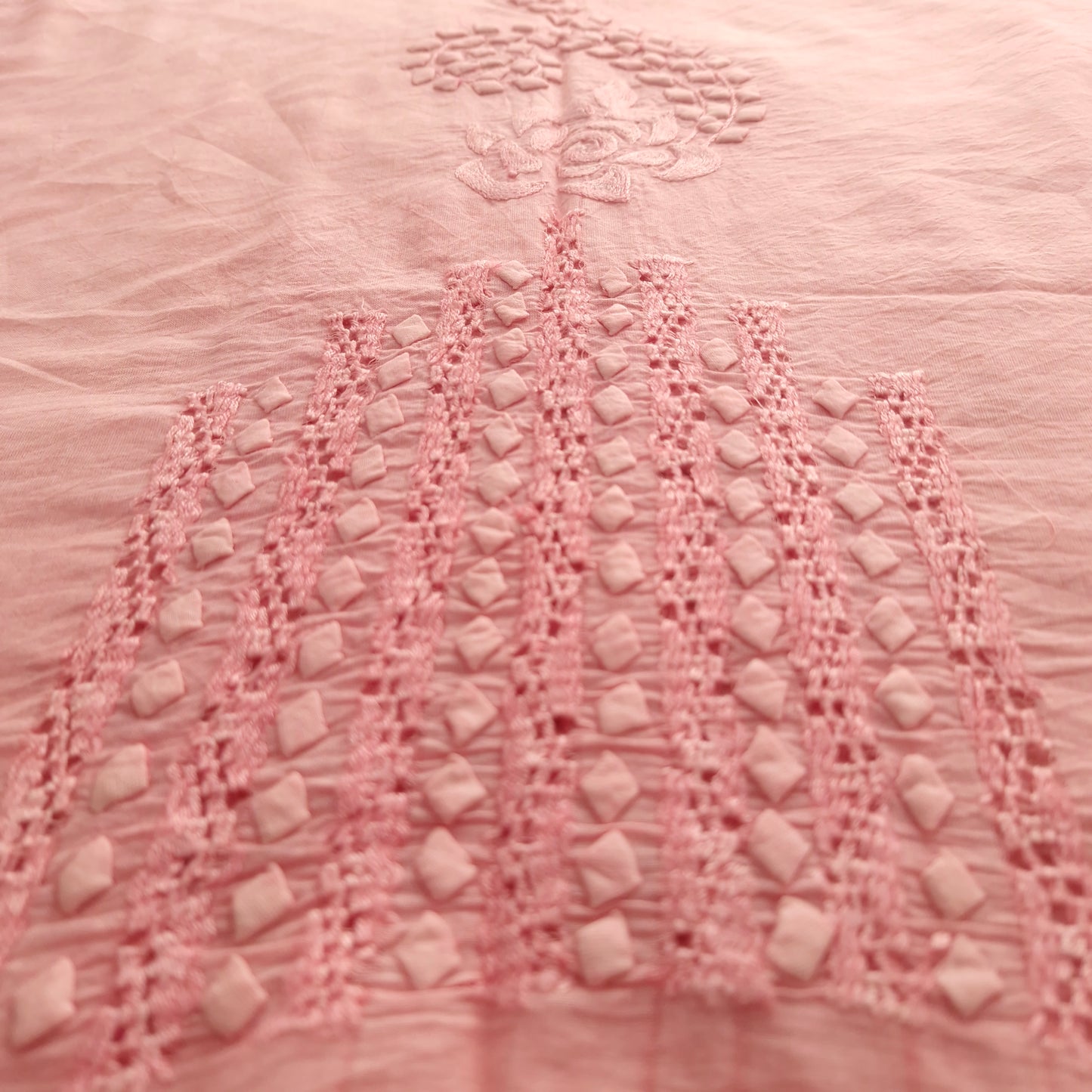 albaas | Tarkashi Applique on Lawn Shirt's Front and Sleeves Unstitched 1PC   | ATALS-36553-COTTON CANDY