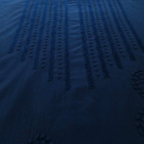 albaas | Tarkashi Applique on Lawn Shirt's Front and Sleeves Unstitched 1PC   | ATALS-36553-DARK BLUE