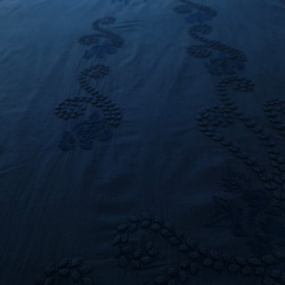 albaas | Tarkashi Applique on Lawn Shirt's Front and Sleeves Unstitched 1PC   | ATALS-36553-DARK BLUE