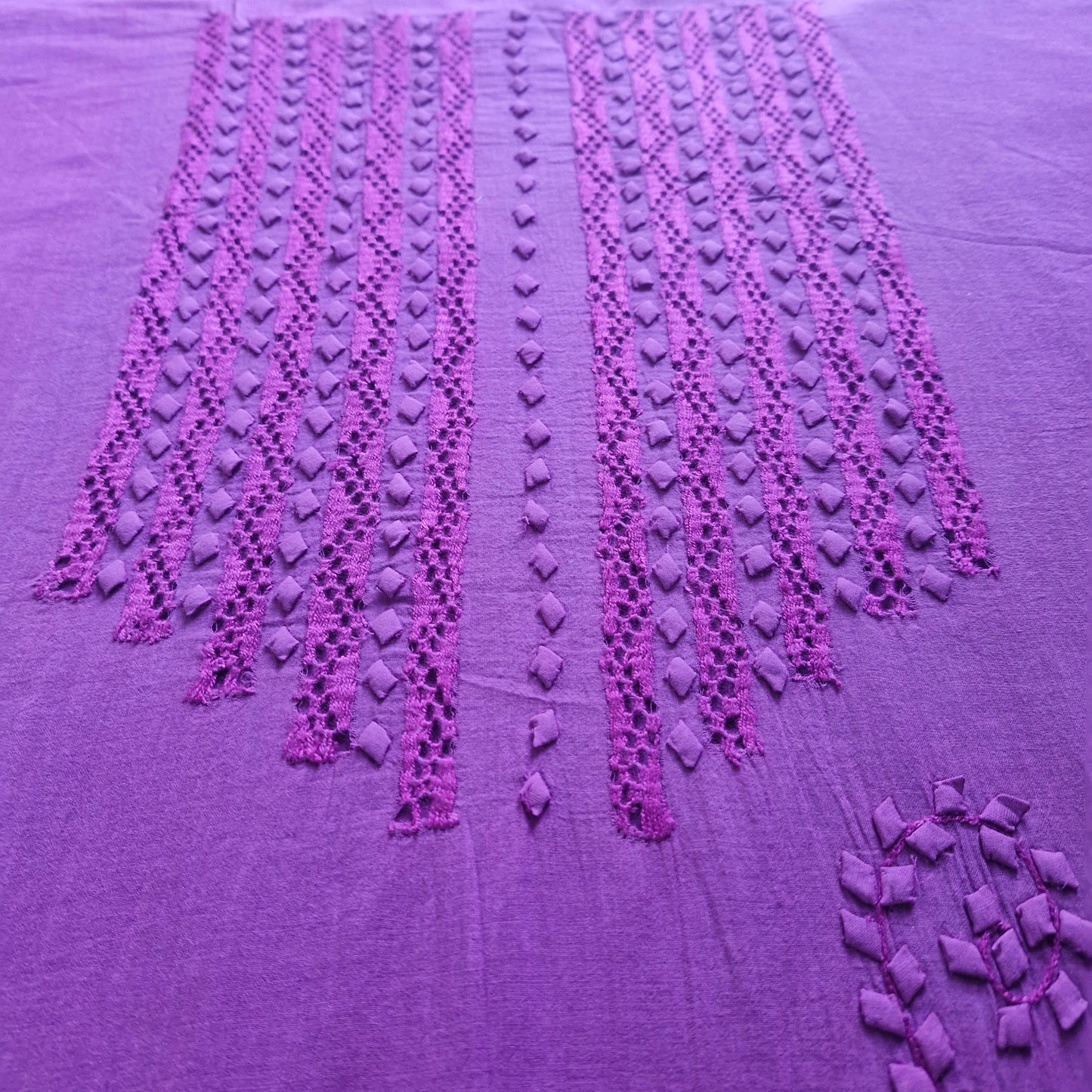 albaas | Tarkashi Applique on Lawn Shirt's Front and Sleeves Unstitched 1PC   | ATALS-36553-DEEP MAGENTA