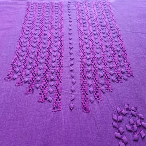 albaas | Tarkashi Applique on Lawn Shirt's Front and Sleeves Unstitched 1PC   | ATALS-36553-DEEP MAGENTA