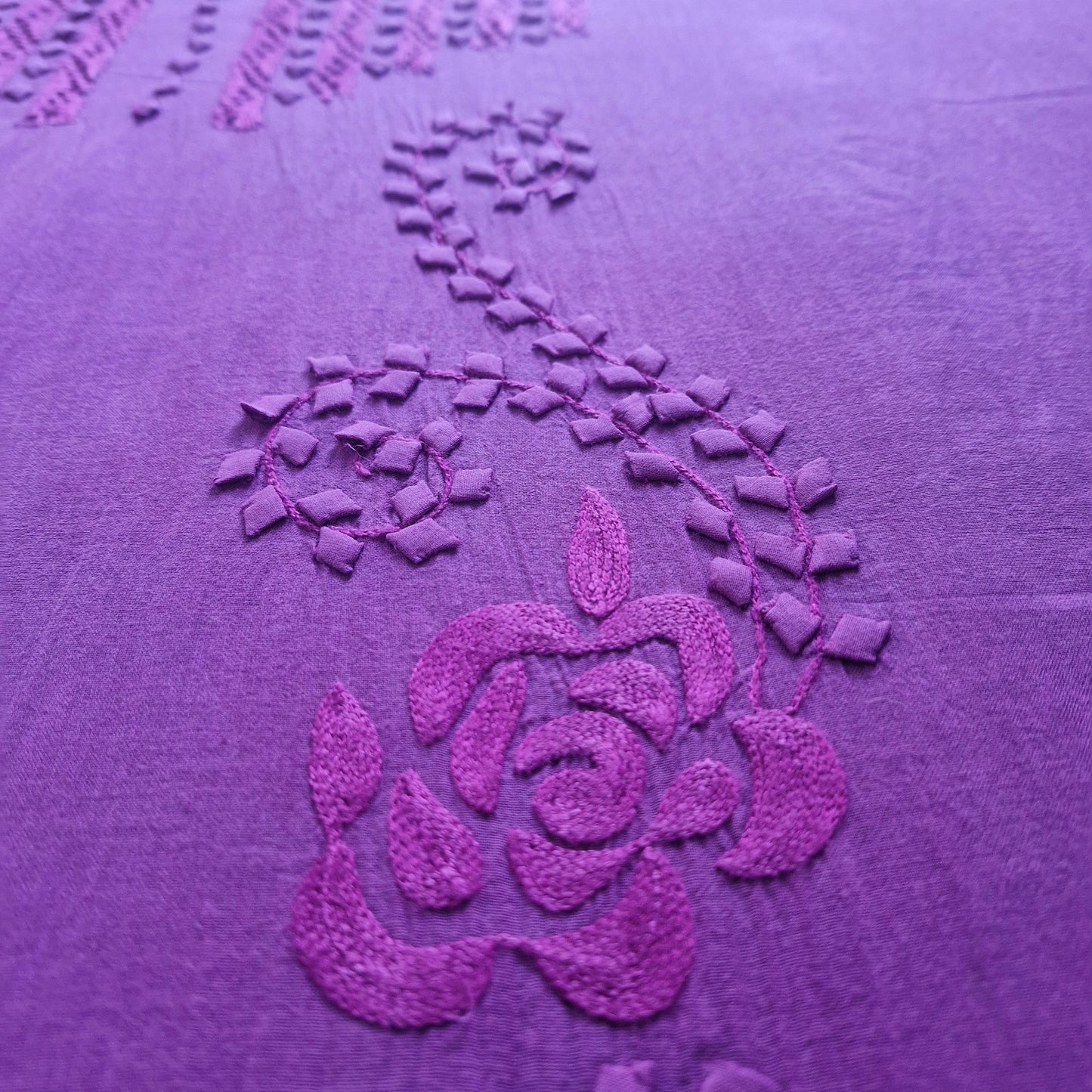 albaas | Tarkashi Applique on Lawn Shirt's Front and Sleeves Unstitched 1PC   | ATALS-36553-DEEP MAGENTA