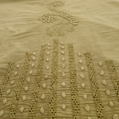 albaas | Tarkashi Applique on Lawn Shirt's Front and Sleeves Unstitched 1PC   | ATALS-36553-LIME CREAM