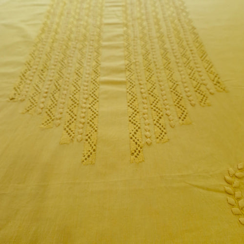 albaas | Tarkashi Applique on Lawn Shirt's Front and Sleeves Unstitched 1PC   | ATALS-36553-NAPLES YELLOW