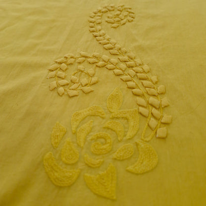 albaas | Tarkashi Applique on Lawn Shirt's Front and Sleeves Unstitched 1PC   | ATALS-36553-NAPLES YELLOW