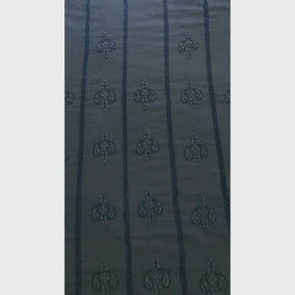 albaas | Tarkashi Applique on Lawn Shirt's Front and Sleeves Unstitched 1PC   | ATALS-36541-STEEL TEAL